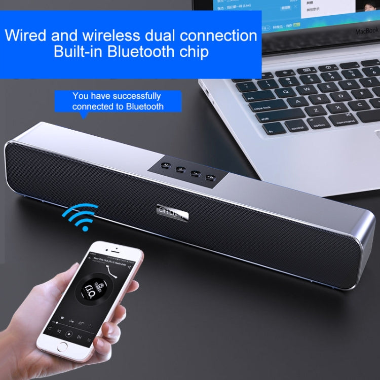 YINDIAO A36 Bluetooth 5.0 Smart Subwoofer Computer Wireless Bluetooth Speaker, Bluetooth Upgrade Version