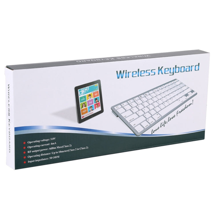 WB-8022 Ultra-thin Wireless Bluetooth Keyboard for iPad, Samsung, Huawei,  Xiaomi, Tablet PCs or Smart Phones, Arabic Keys