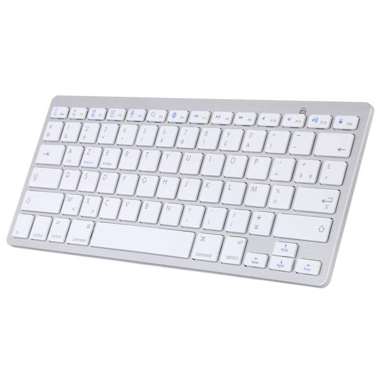 WB-8022 Ultra-thin Wireless Bluetooth Keyboard for iPad, Samsung, Huawei, Xiaomi, Tablet PCs or Smartphones, French Keys