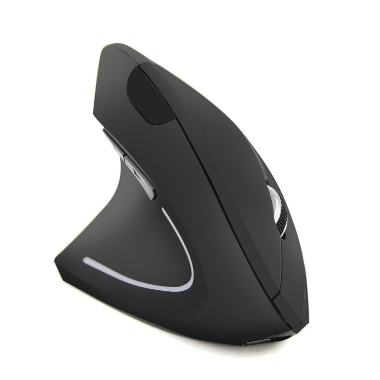 CM0093 Rechargeable Version 2.4GHz Three-button Wireless Optical Mouse Vertical Mouse for Left-hand, Resolution: 1000DPI / 1200DPI / 1600DPI