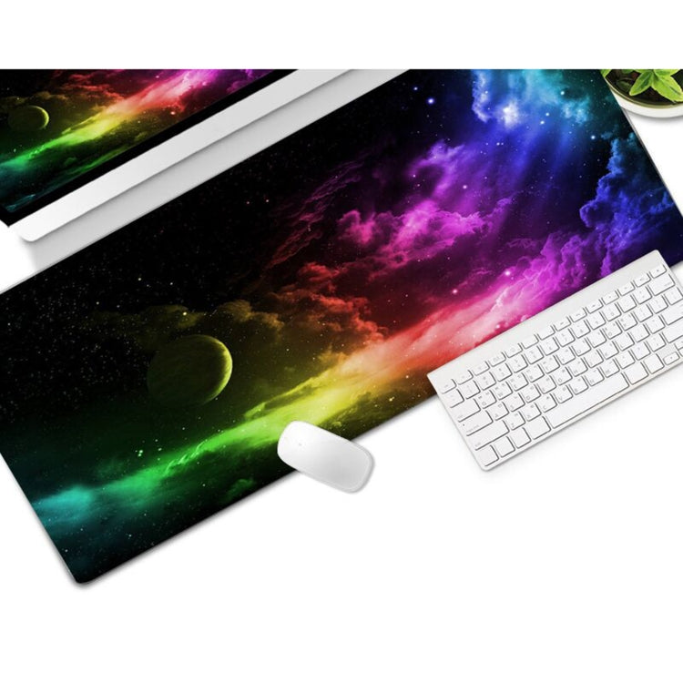 Extended Large Anti-Slip Soft Rubber Smooth Cloth Surface Game Mouse Pad Keyboard Mat, Size: 800 x 300 x 2mm