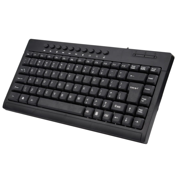 KB-301A Multimedia Notebook Mini Wired Keyboard, English Version