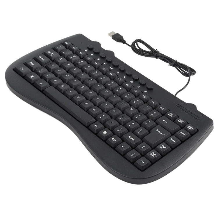 KB-301B Multimedia Notebook Mini Wired Keyboard, English Version