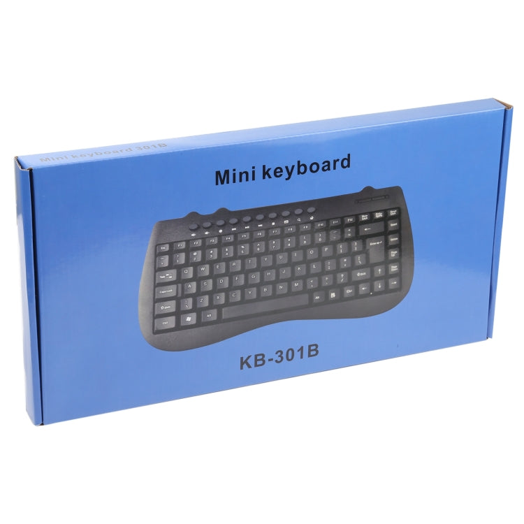 KB-301B Multimedia Notebook Mini Wired Keyboard, English Version