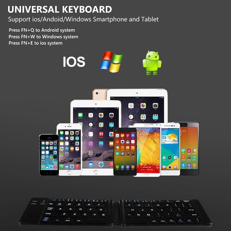 B05 USB Charging Portable Mini Folding Bluetooth Wireless Keyboard