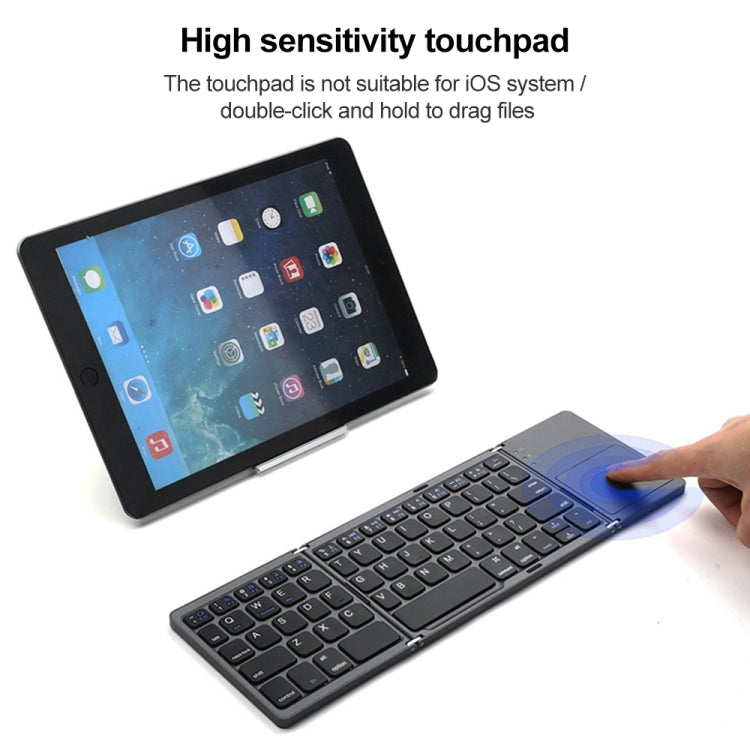 B066 Universal Mini Foldable Bluetooth Wireless Keyboard with Touchpad