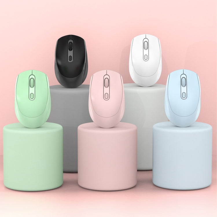 HXSJ M107 4-buttons 1600 DPI Dual Mode 2.4GHz + Bluetooth 5.1 Wireless Rechargeable Mouse