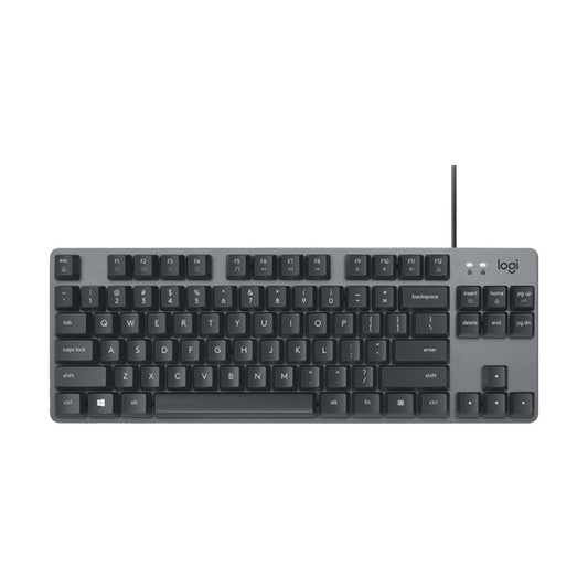 Logitech K835 Mini Mechanical Wired Keyboard, Red Shaft