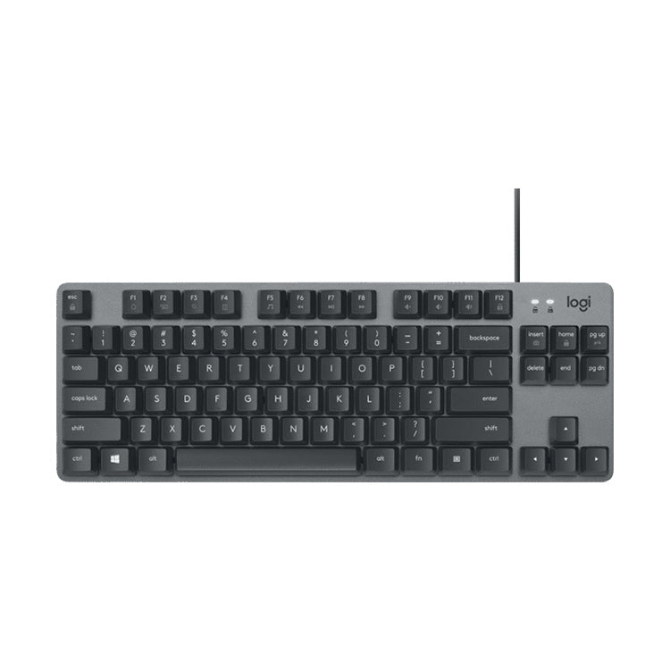 Logitech K835 Mini Mechanical Wired Keyboard, Green Shaft