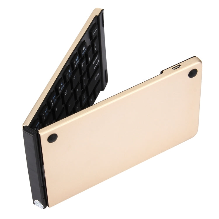 F66 Foldable Bluetooth Wireless 66 Keys Keyboard, Support Android / Windows / iOS