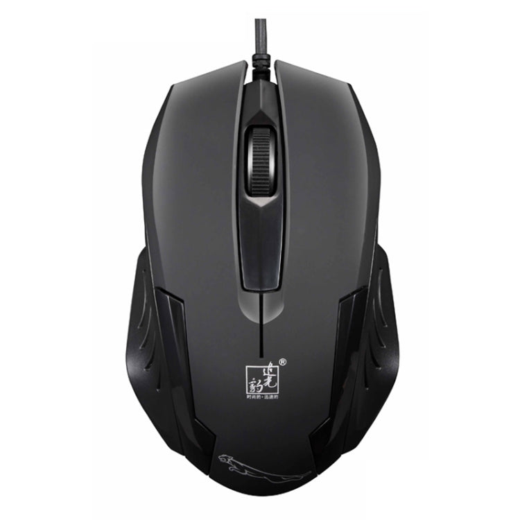 Chasing Leopard 512G USB Frosted Wired Optical Gaming Mouse, Length: 1.3m