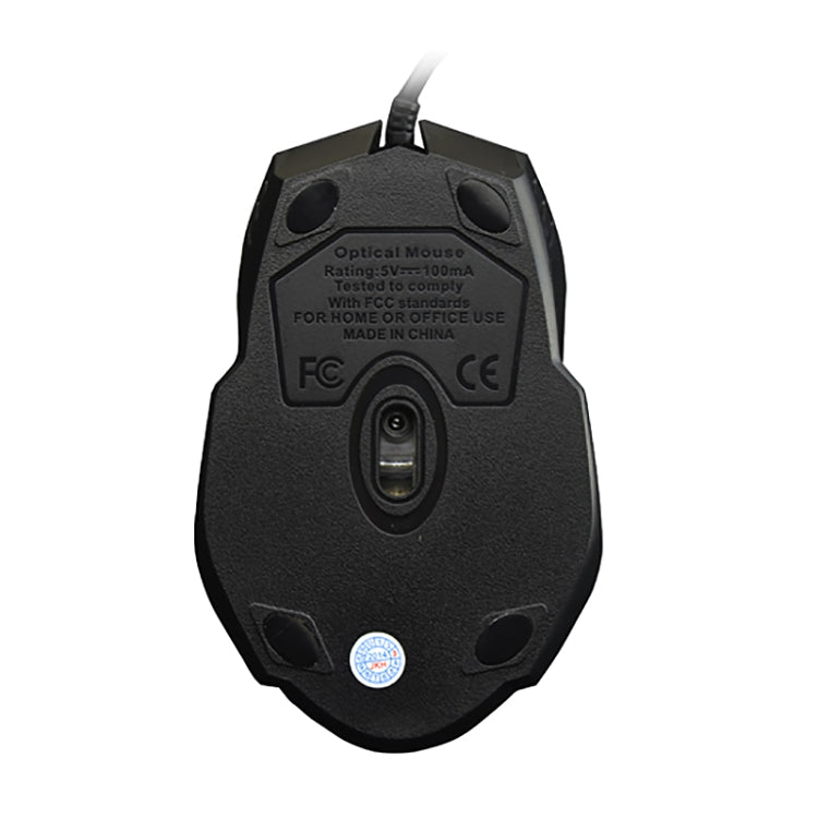 Chasing Leopard 512G USB Frosted Wired Optical Gaming Mouse, Length: 1.3m