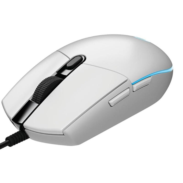 Logitech G102 6-keys RGB Glowing 6000DPI Five-speed Adjustable Wired Optical Gaming Mouse, Length: 2m