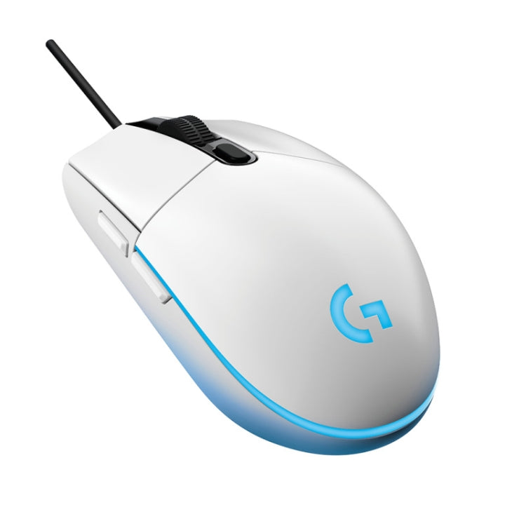 Logitech G102 6-keys RGB Glowing 6000DPI Five-speed Adjustable Wired Optical Gaming Mouse, Length: 2m