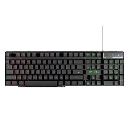 iMICE AK-600 Wired USB Floating Keycap Characters Glow Backlit Gaming Keyboard