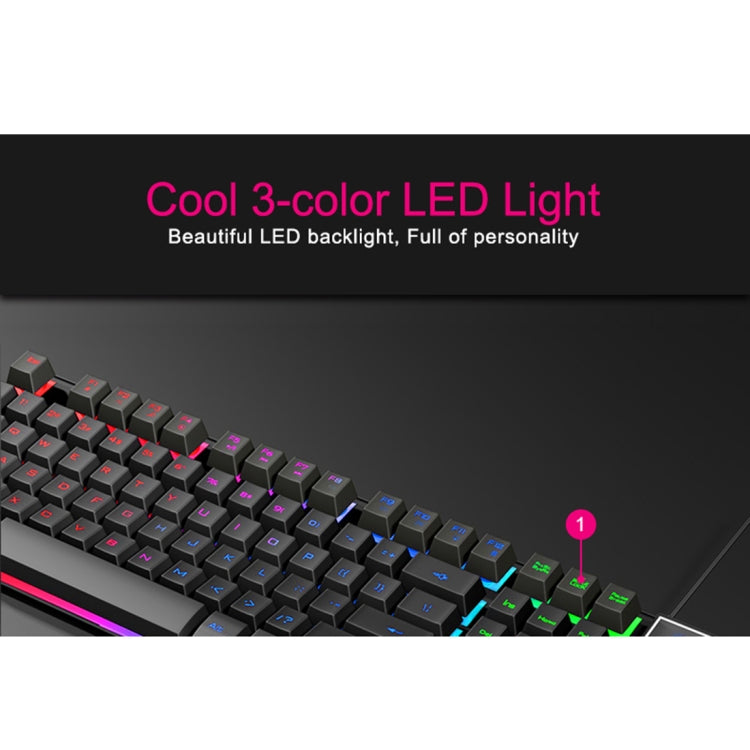 iMICE AK-600 Wired USB Floating Keycap Characters Glow Backlit Gaming Keyboard