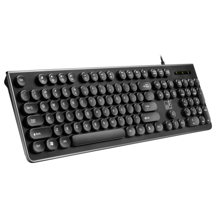 ZGB S500 Round Key USB Wired Computer Keyboard