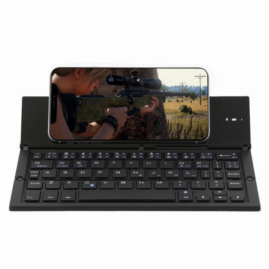 GK608 Ultra-thin Foldable Bluetooth V3.0 Keyboard, Built-in Holder, Support Android / iOS / Windows System