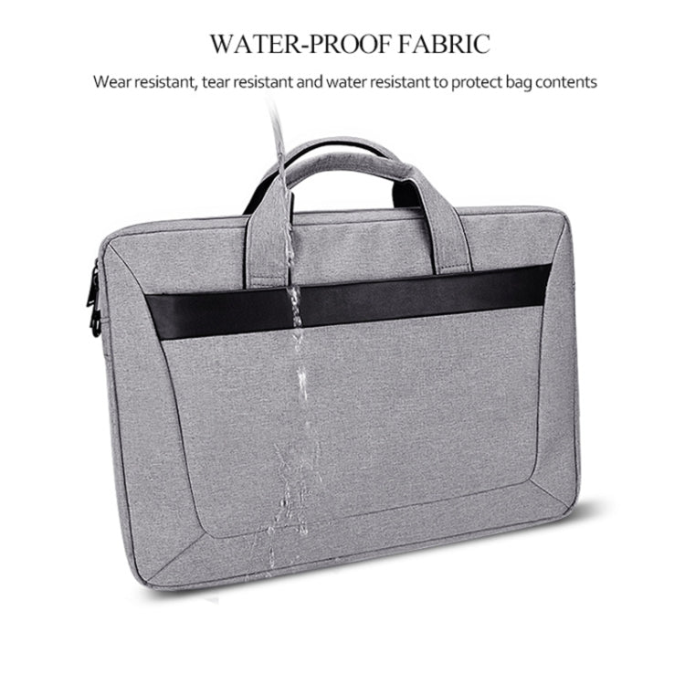 DJ06 Oxford Cloth Waterproof Wear-resistant Portable Expandable Laptop Bag for 14.1 inch Laptops, with Detachable Shoulder Strap