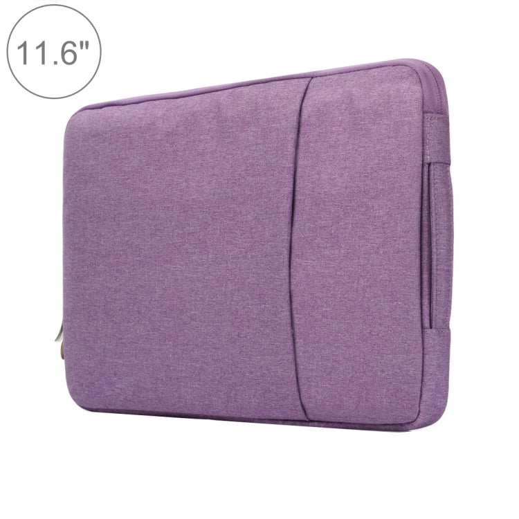 11.6 inch Universal Fashion Soft Laptop Denim Bags Portable Zipper Notebook Laptop Case Pouch for MacBook Air, Lenovo and other Laptops, Size: 32.2x21.8x2cm