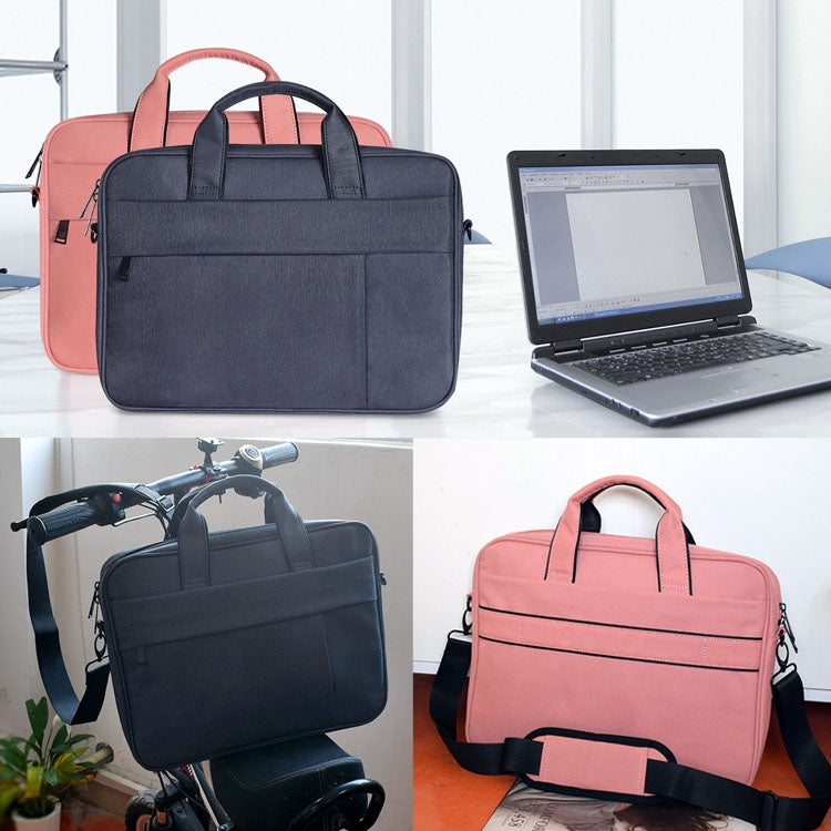 DJ03 Waterproof Anti-scratch Anti-theft One-shoulder Handbag for 13.3 inch Laptops, with Suitcase Belt