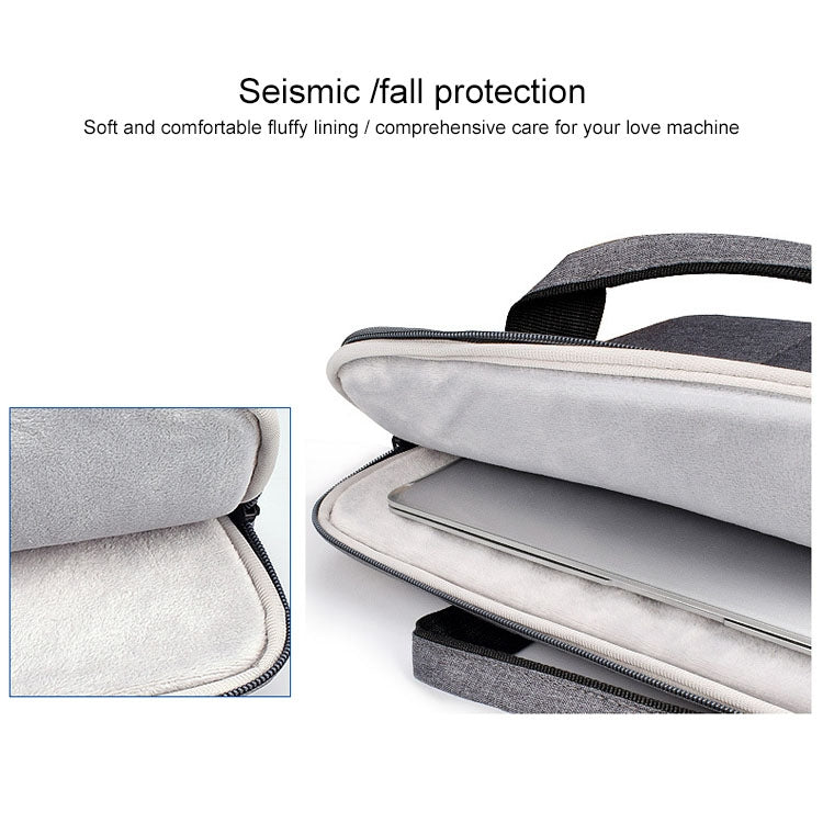 ST02S Waterproof Tear Resistance Hidden Portable Strap One-shoulder Handbag for 15.6 inch Laptops, with Suitcase Belt