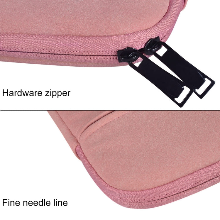 ST06 Waterproof PU Leather Zipper Hidden Portable Strap One-shoulder Handbag for 14.1 inch Laptops, with Suitcase Belt