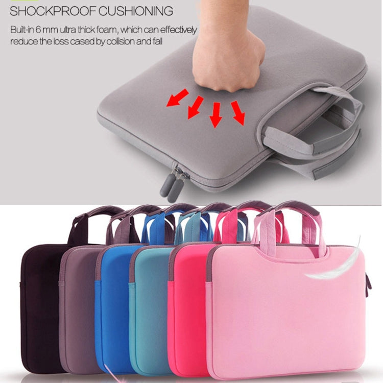 15.4 inch Portable Air Permeable Handheld Sleeve Bag for MacBook Air / Pro, Lenovo and other Laptops, Size: 38x27.5x3.5cm