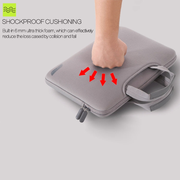 15.6 inch Portable Air Permeable Handheld Sleeve Bag for Laptops, Size: 41.5x30.0x3.5cm