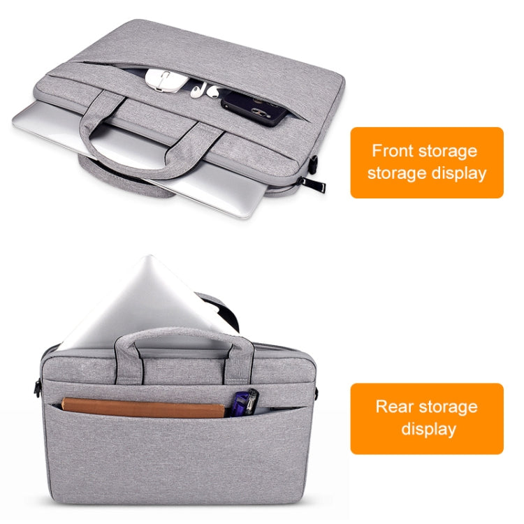 ST03S 13.3 inch Double Side Pockets Wearable Oxford Cloth Soft Handle Portable Laptop Tablet Bag