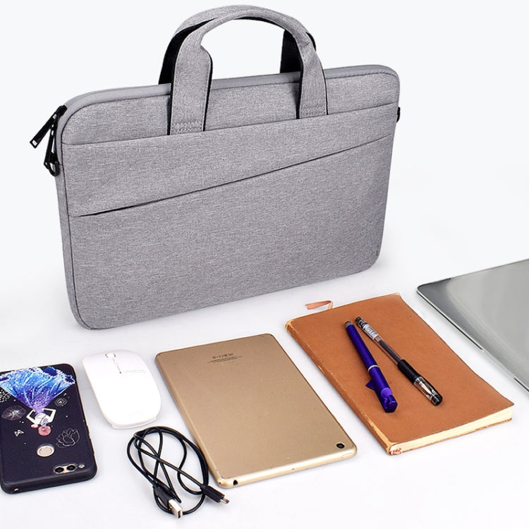 ST03S 13.3 inch Double Side Pockets Wearable Oxford Cloth Soft Handle Portable Laptop Tablet Bag