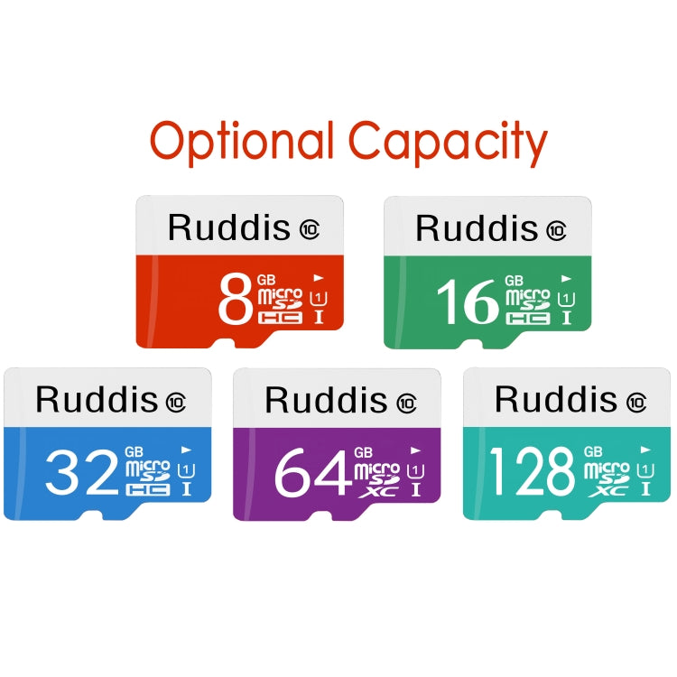 Ruddis 64GB High Speed Class 10 TF/Micro SDXC UHS-1(U1) Memory Card