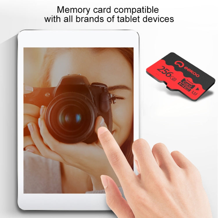 eekoo 256GB U3 TF(Micro SD) Memory Card, Minimum Write Speed: 30MB / s, Flagship Version