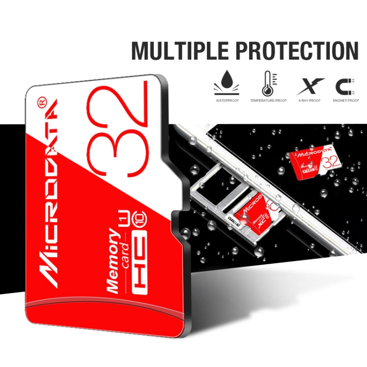 MICRODATA 32GB High Speed U1 Red and White TF(Micro SD) Memory Card