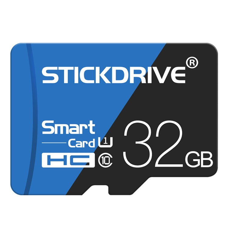 STICKDRIVE 32GB High Speed U1 Blue and Black TF(Micro SD) Memory Card