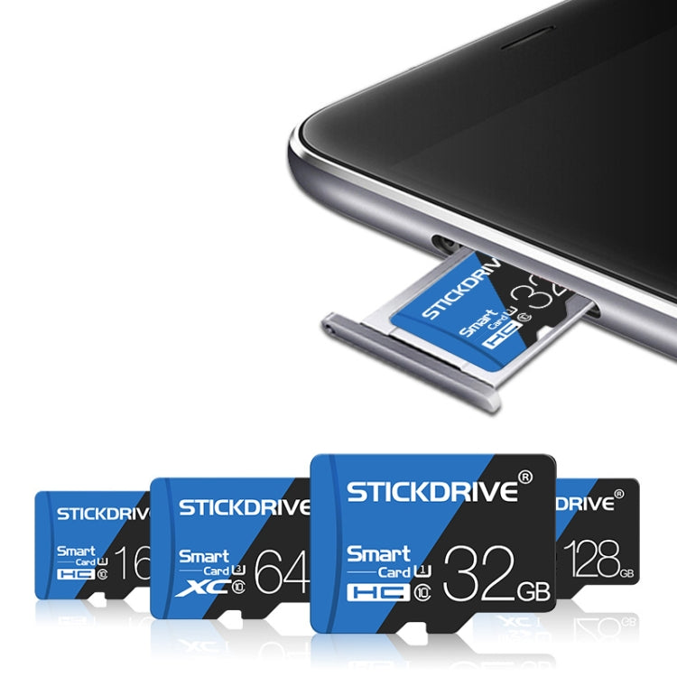 STICKDRIVE 32GB High Speed U1 Blue and Black TF(Micro SD) Memory Card