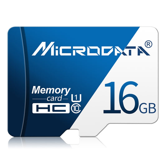 MICRODATA 16GB U1 Blue and White TF(Micro SD) Memory Card