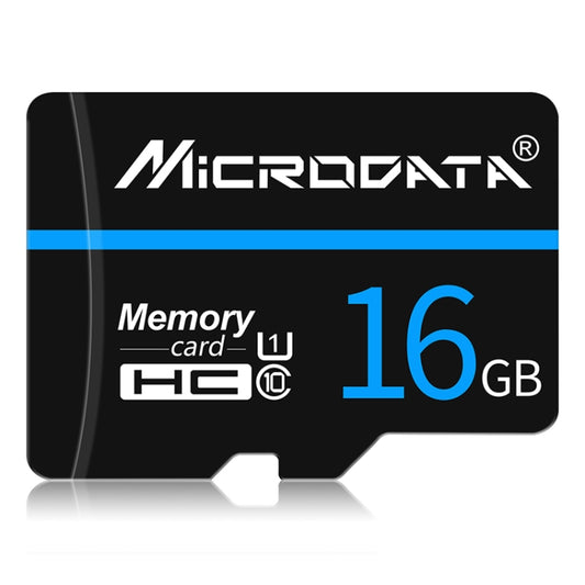 MICRODATA 16GB U1 Blue Line and Black TF(Micro SD) Memory Card