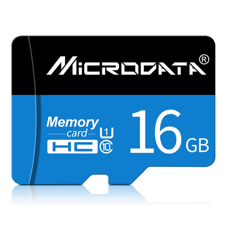 MICRODATA 16GB U1 Blue and Black TF(Micro SD) Memory Card