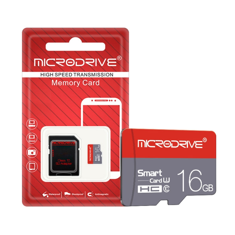 Microdrive 16GB High Speed Class 10 Micro SD(TF) Memory Card