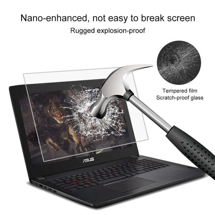 Laptop Screen HD Tempered Glass Protective Film for ASUS FX502VM 15.6 inch