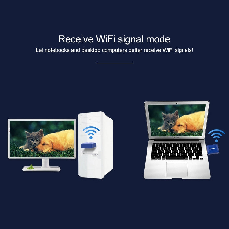 COMFAST CF-726B 650Mbps Dual-band Bluetooth Wifi USB Network Adapter Receiver