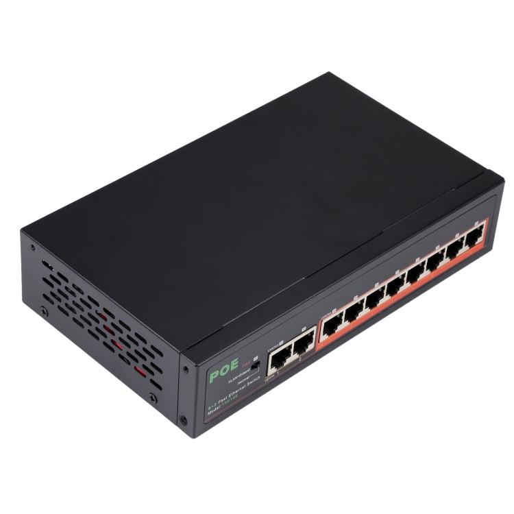 8 Ports 10/100Mbps POE Switch IEEE802.3af Power Over Ethernet Network Switch for IP Camera VoIP Phone AP Devices