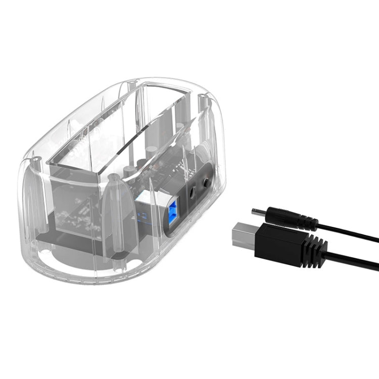 ORICO 6139U3 2.5 / 3.5 inch Transparent SATA to USB 3.0 Hard Drive Dock Station