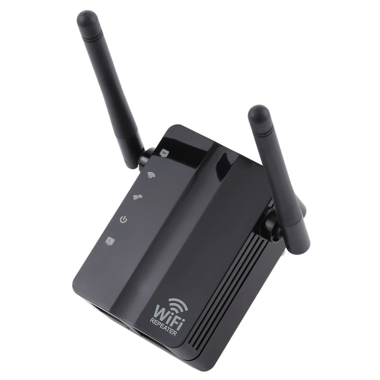 300Mbps Wireless-N Range Extender WiFi Repeater Signal Booster Network Router with 2 External Antenna, EU Plug