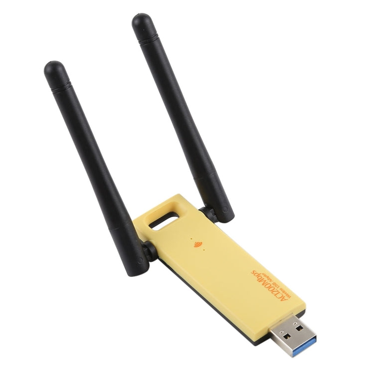 AC1200Mbps 2.4GHz & 5GHz Dual Band USB 3.0 WiFi Adapter External Network Card with 2 External Antenna