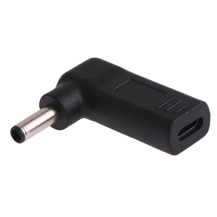 USB-C / Type-C Female to 4.5 x 3.0mm Male Plug Elbow Adapter Connector