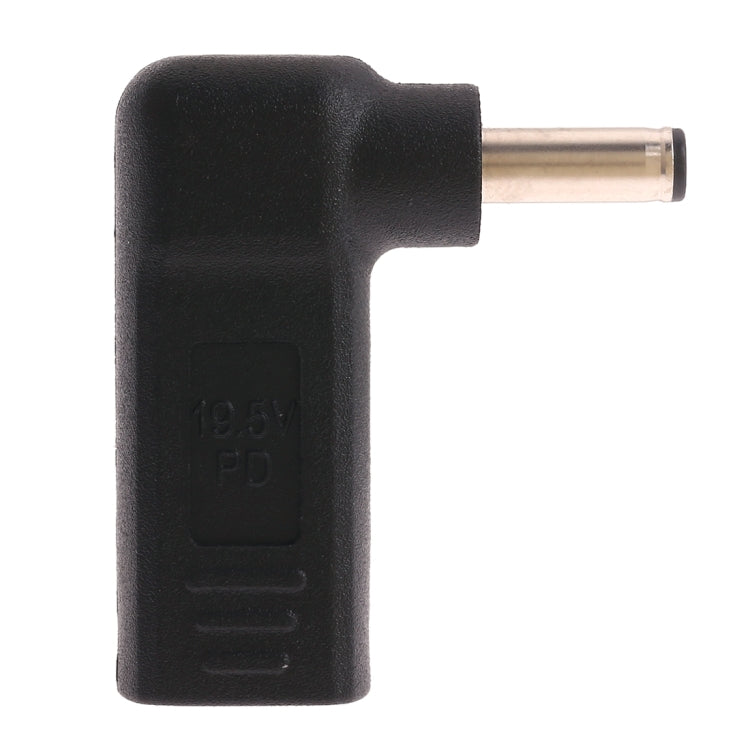 USB-C / Type-C Female to 4.5 x 3.0mm Male Plug Elbow Adapter Connector