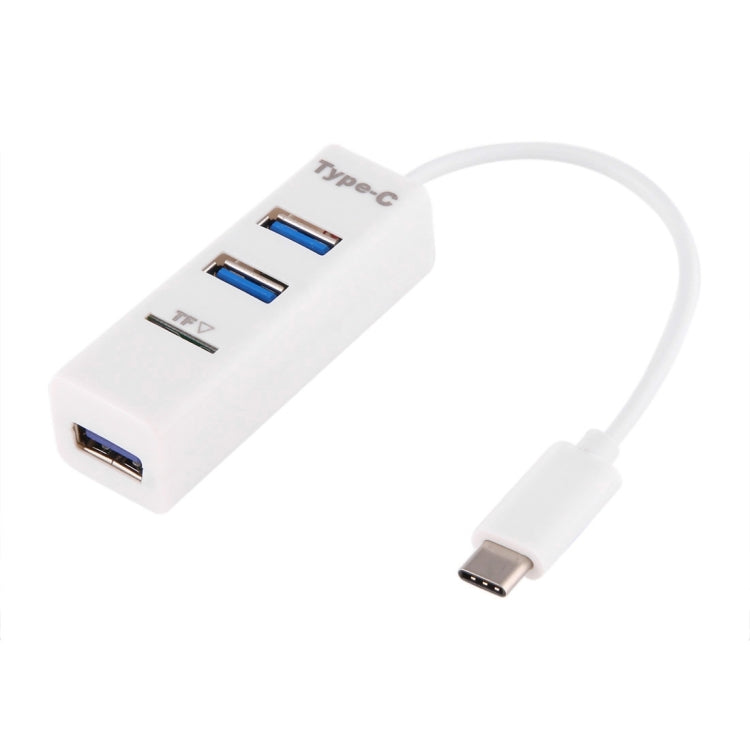 2 in 1 USB 3.1 USB-C / Type-C to USB 2.0 COMBO 3 Ports HUB + TF Card Reader