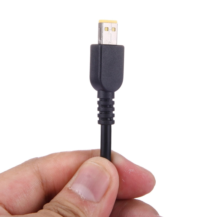 7.9x5.5mm Female to Lenovo Small Square Male Power Adapter Cable for Lenovo Laptop Notebook, Length: About 10cm